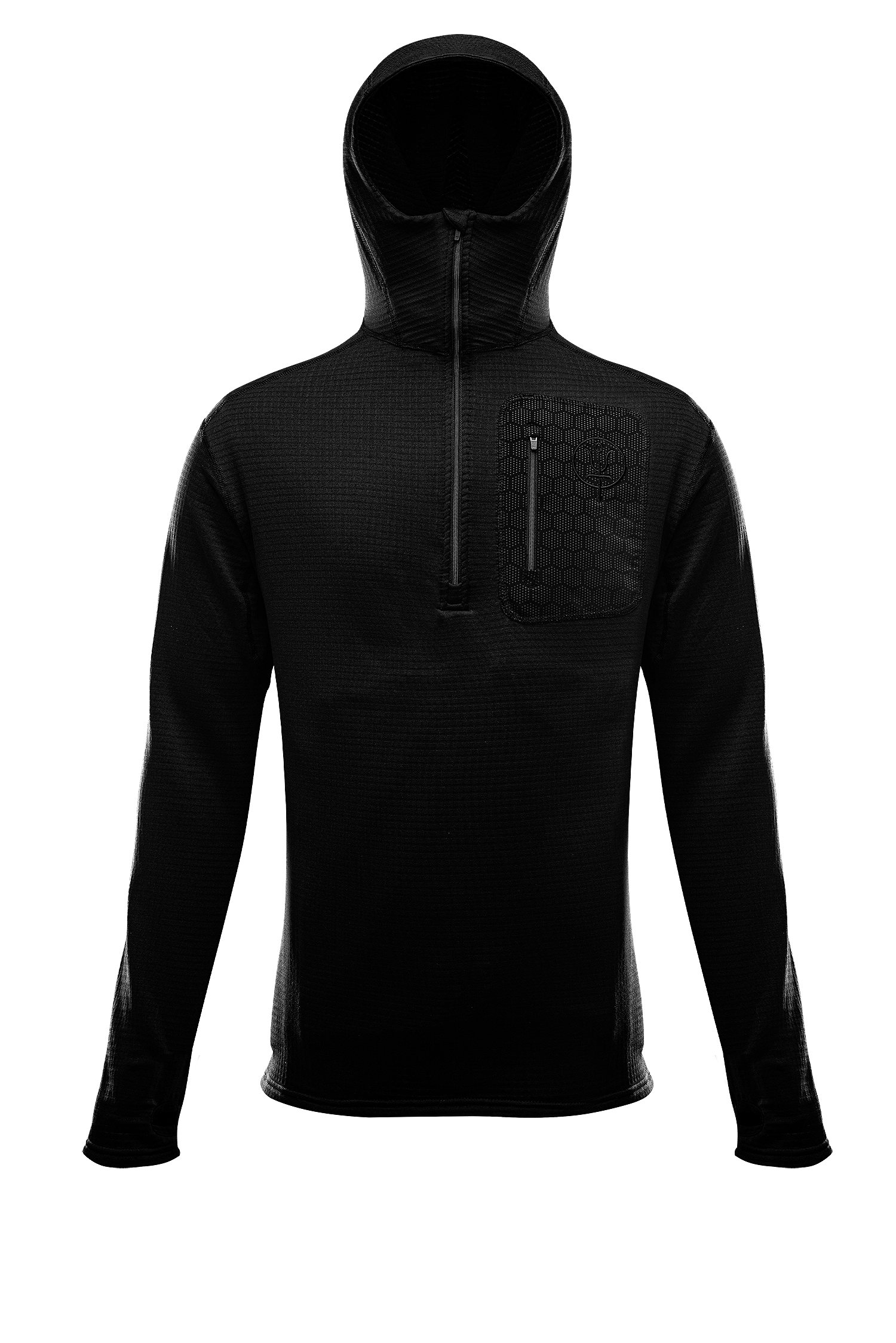 SIEGE HOODED BASE LAYER Hiking Thermal Compression Top Hoody