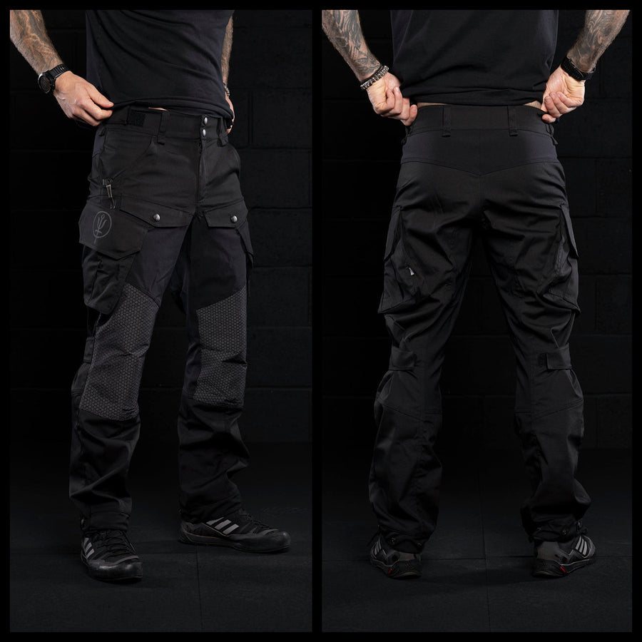 Black Charge Trousers | All weather High Performance Hiking Trousers ...